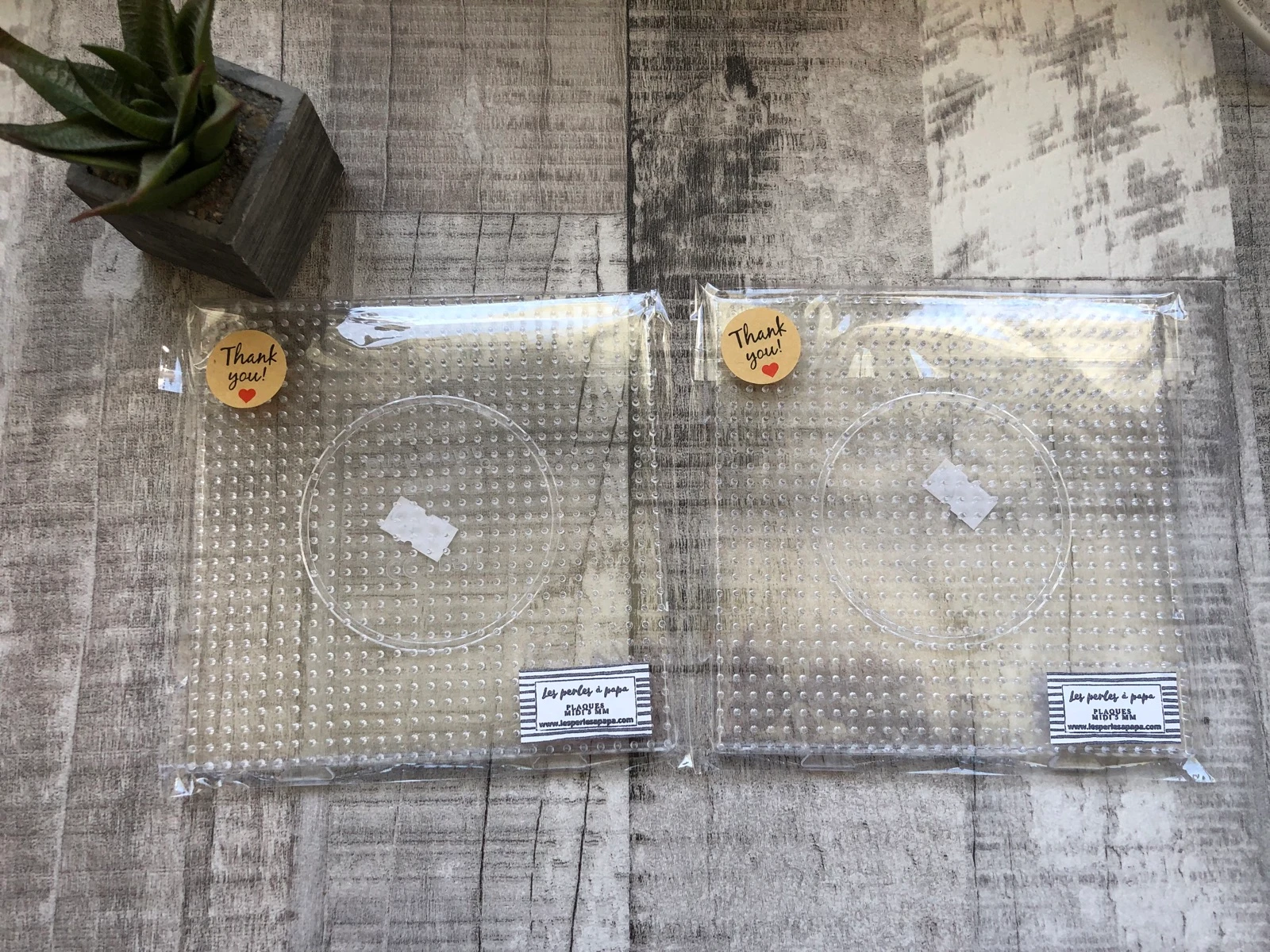 Lot 2 plaques midi 5 mm 